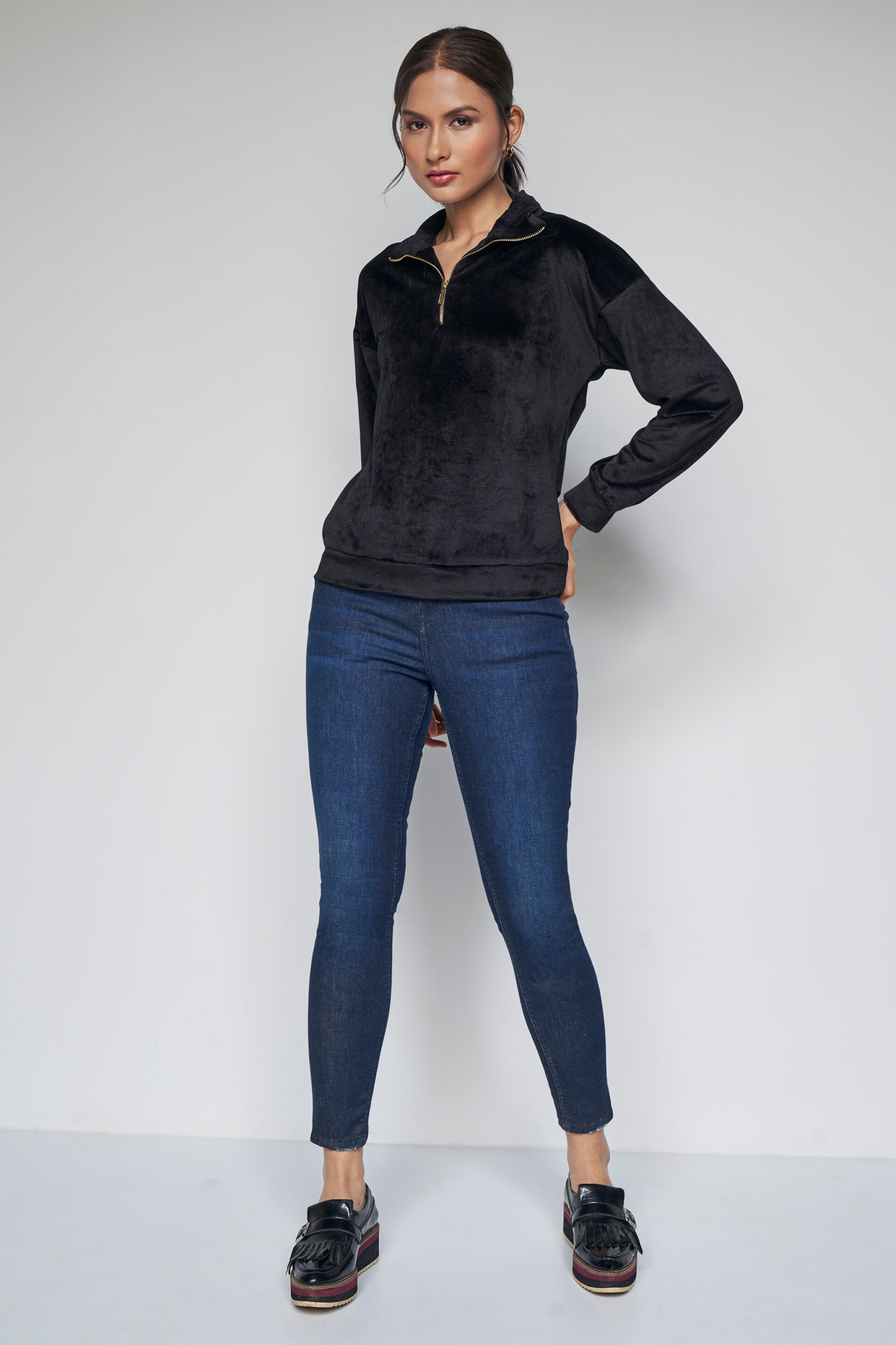 Cosy Cues Top, Black, image 2